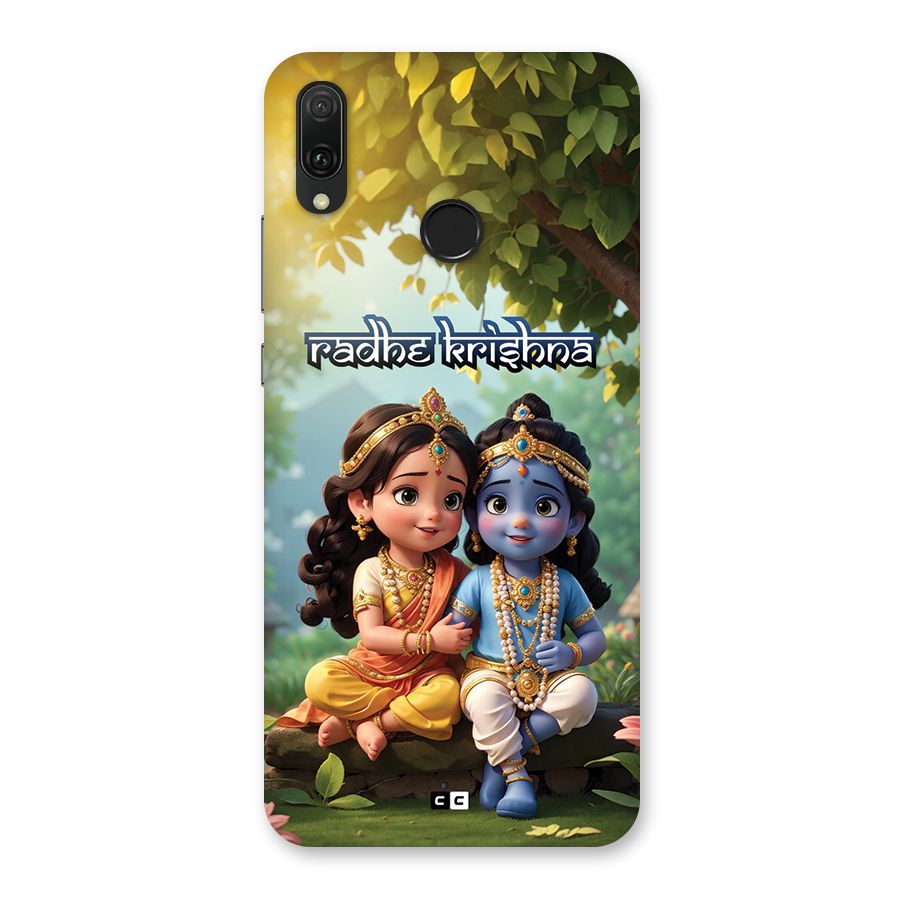 Hare Radhe Krishna Back Case for Huawei Y9 (2019)