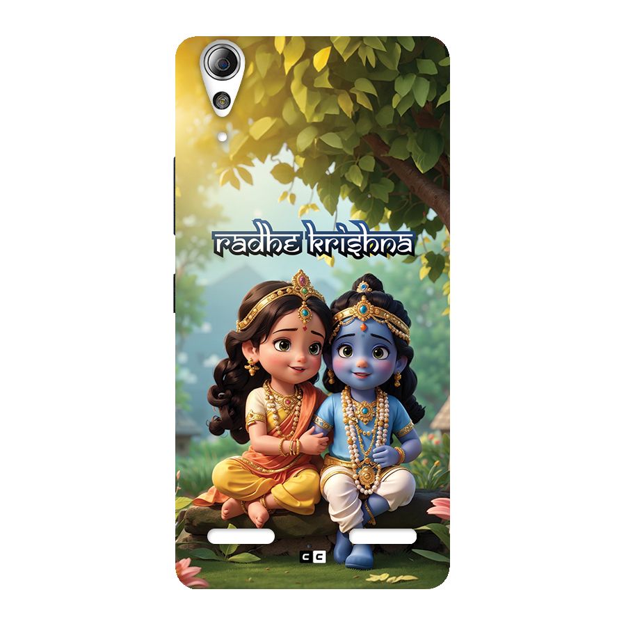 Hare Radhe Krishna Back Case for Lenovo A6000 Plus