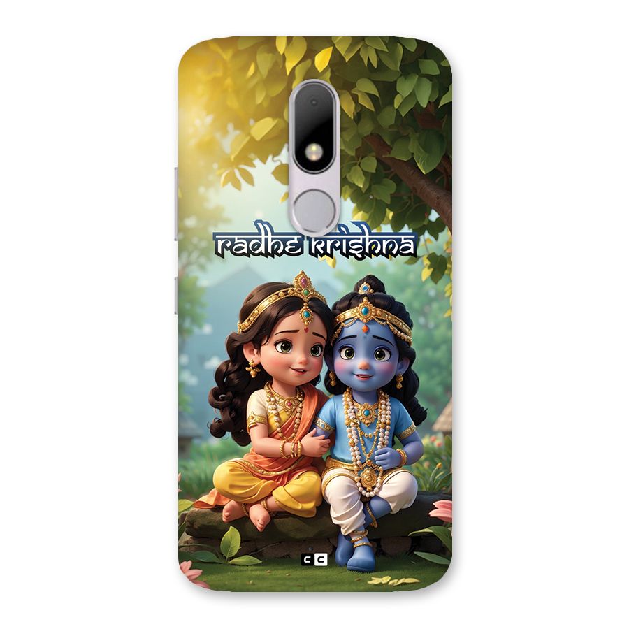 Hare Radhe Krishna Back Case for Moto M