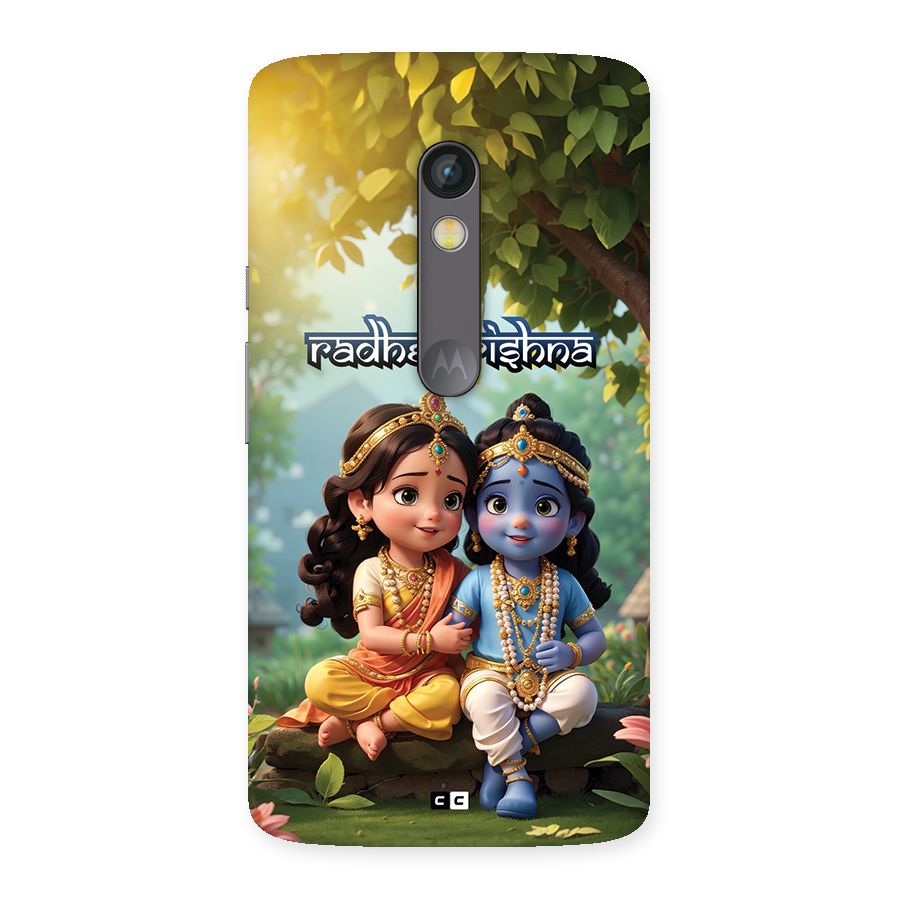 Hare Radhe Krishna Back Case for Moto X Play