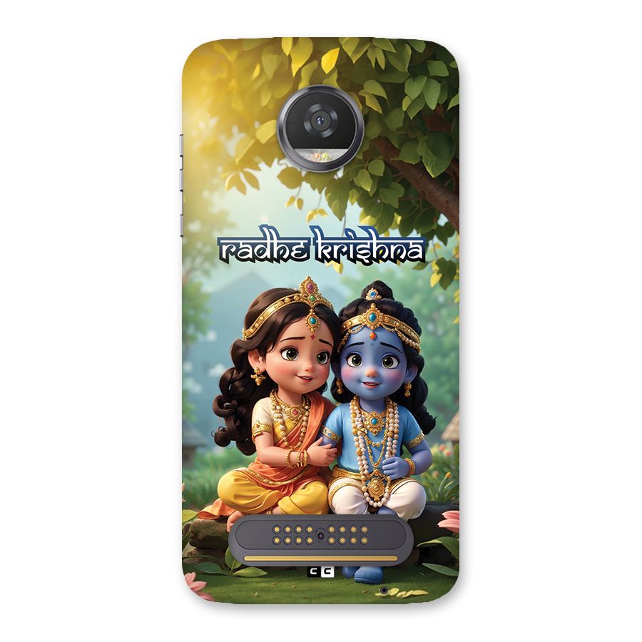 Hare Radhe Krishna Back Case for Moto Z2 Play