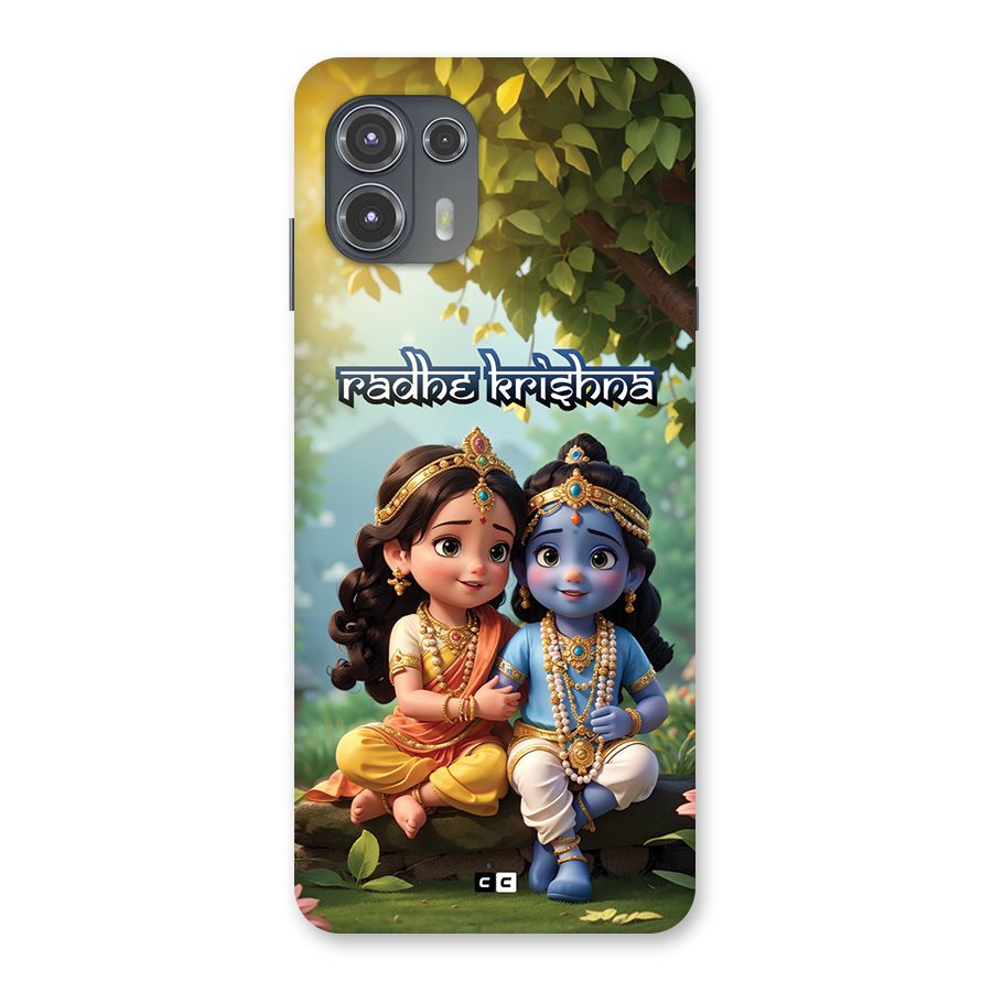 Hare Radhe Krishna Back Case for Motorola Edge 20 Fusion