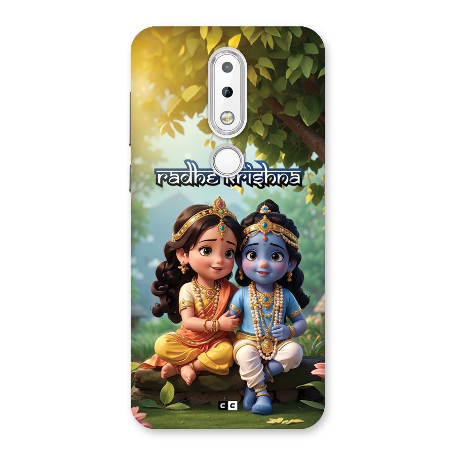 Hare Radhe Krishna Back Case for Nokia 6.1 Plus