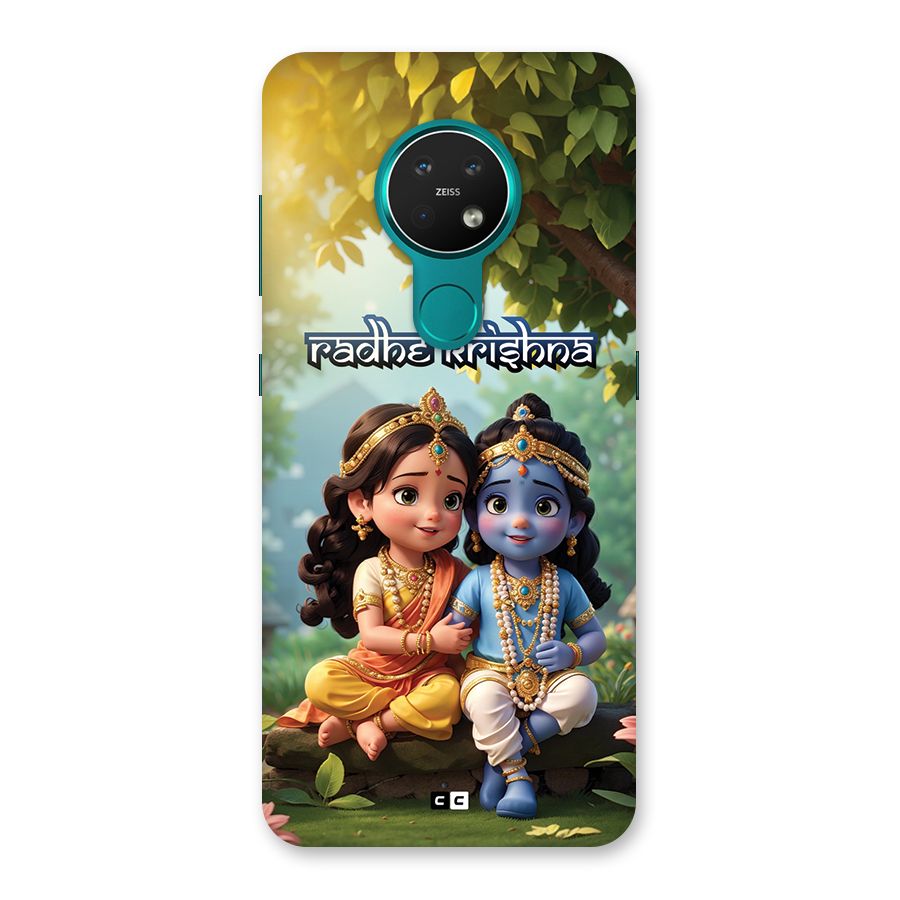 Hare Radhe Krishna Back Case for Nokia 7.2
