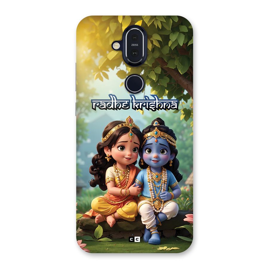 Hare Radhe Krishna Back Case for Nokia 8.1