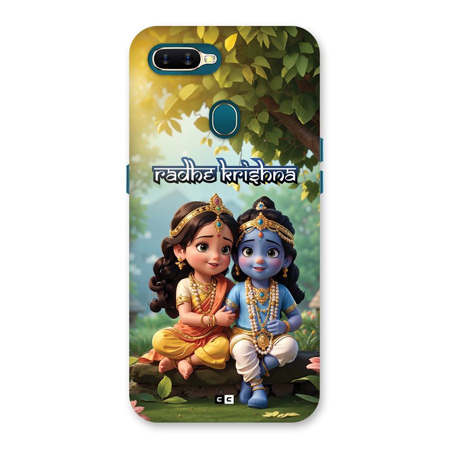 Hare Radhe Krishna Back Case for Oppo A12