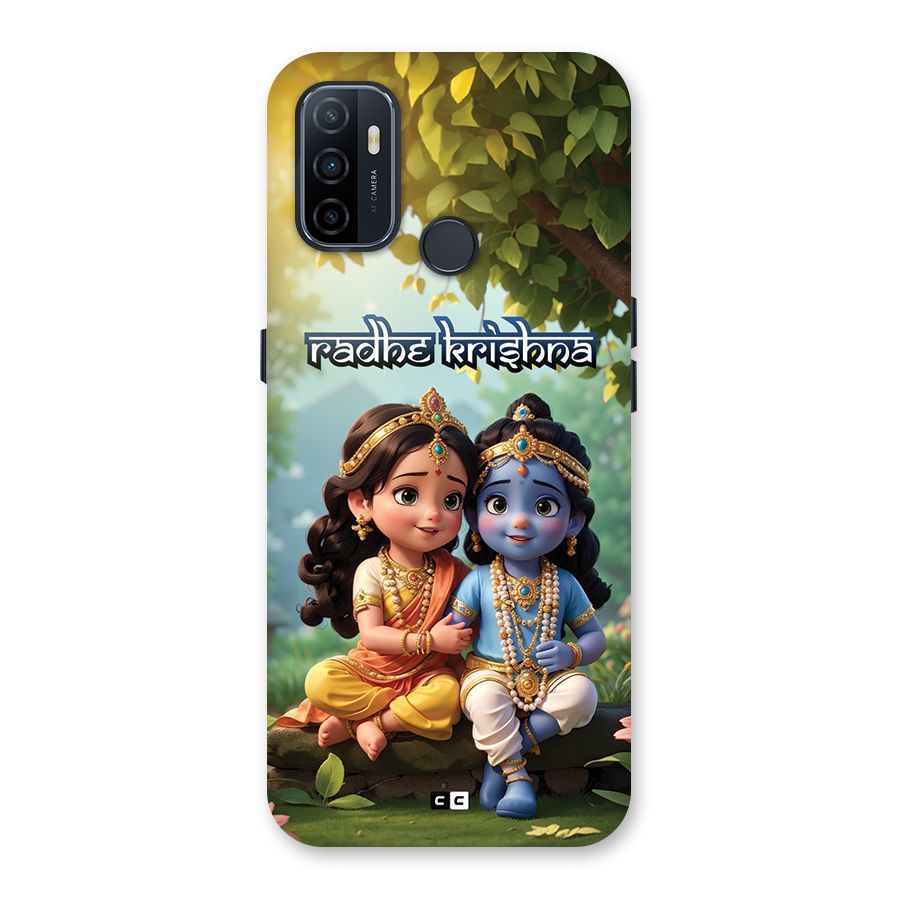 Hare Radhe Krishna Back Case for Oppo A32