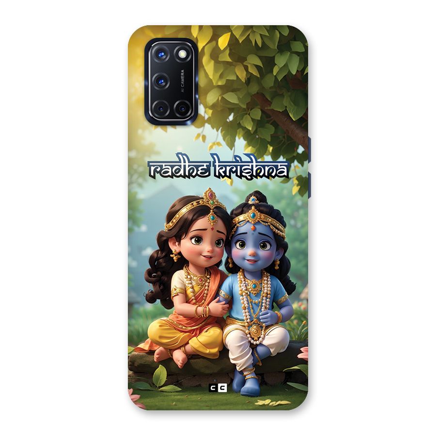 Hare Radhe Krishna Back Case for Oppo A52