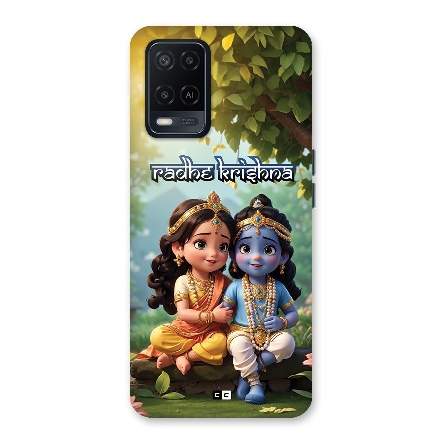 Hare Radhe Krishna Back Case for Oppo A54