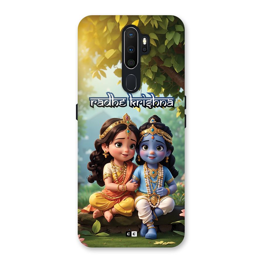 Hare Radhe Krishna Back Case for Oppo A5 (2020)