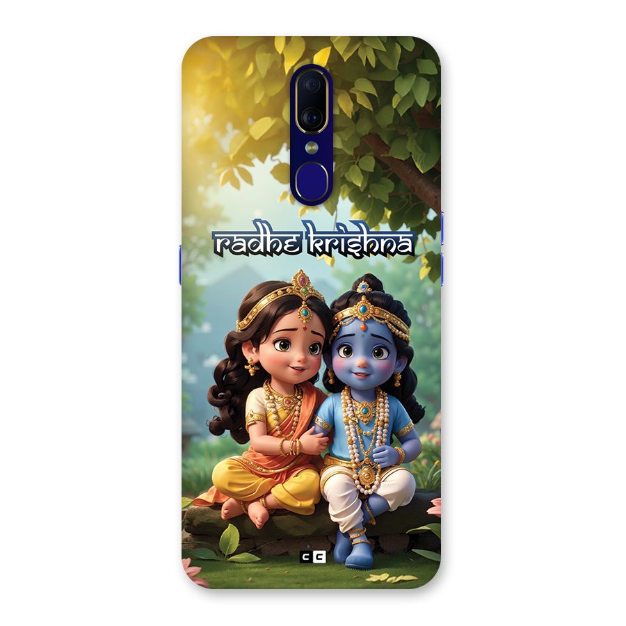 Hare Radhe Krishna Back Case for Oppo A9