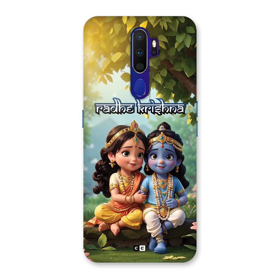 Hare Radhe Krishna Back Case for Oppo A9 (2020)