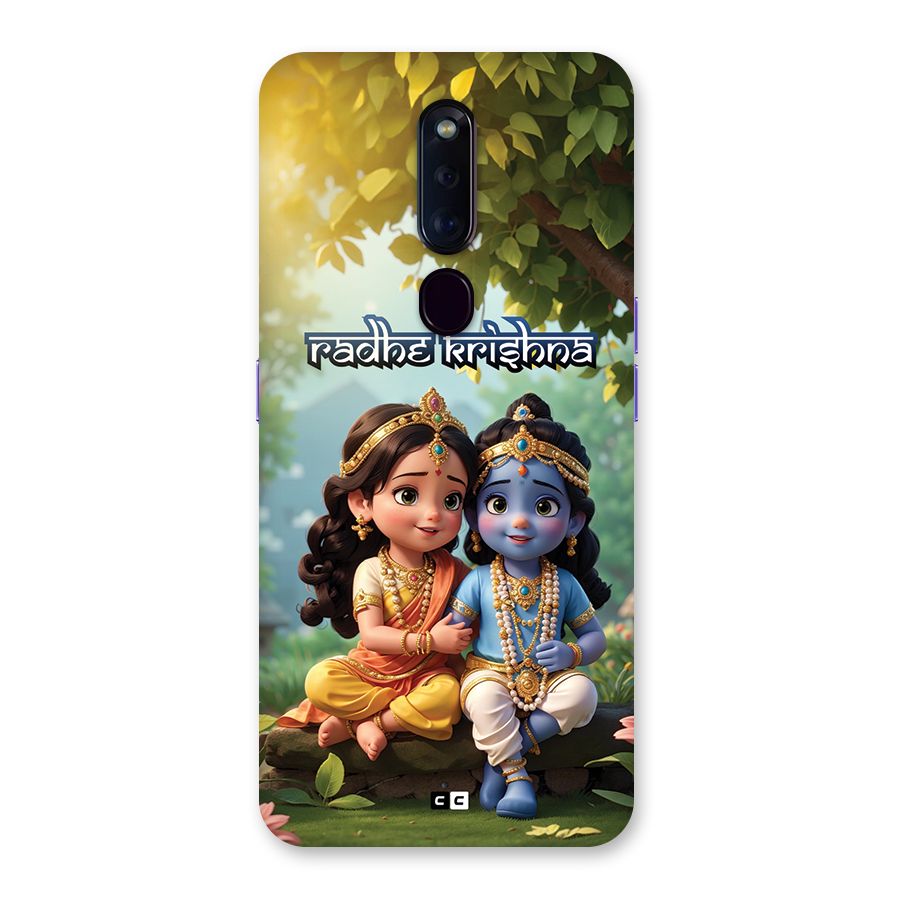 Hare Radhe Krishna Back Case for Oppo F11 Pro