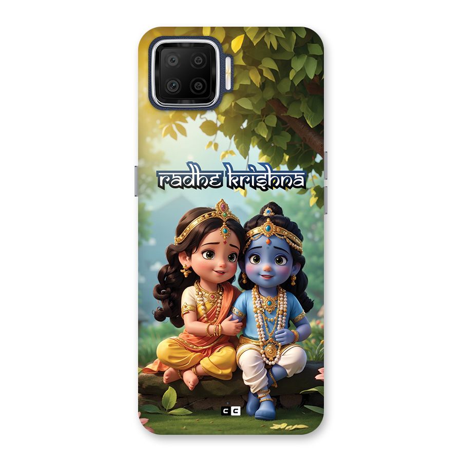 Hare Radhe Krishna Back Case for Oppo F17