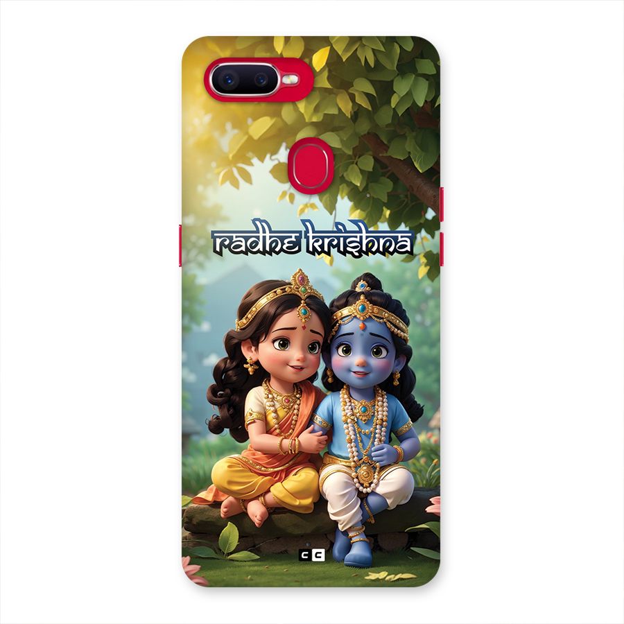 Hare Radhe Krishna Back Case for Oppo F9 Pro