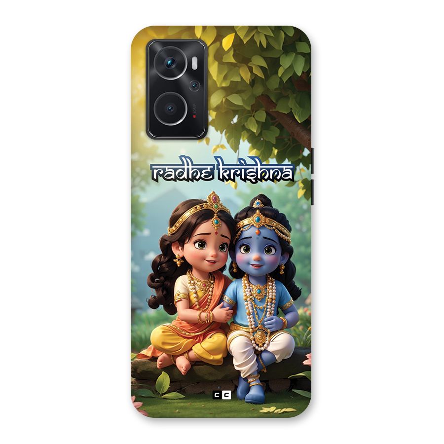 Hare Radhe Krishna Back Case for Oppo K10 4G