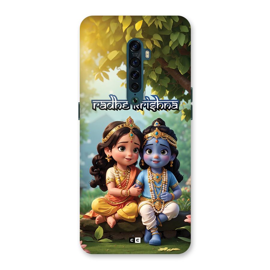 Hare Radhe Krishna Back Case for Oppo Reno2