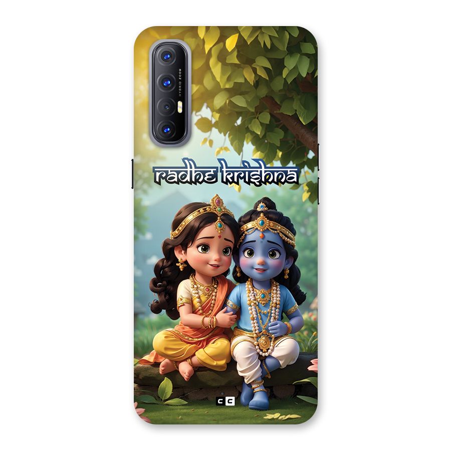 Hare Radhe Krishna Back Case for Oppo Reno3 Pro