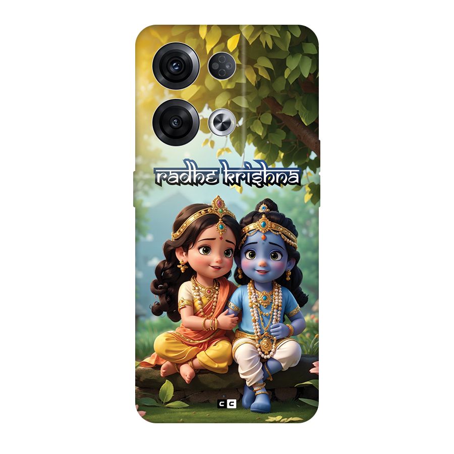 Hare Radhe Krishna Back Case for Oppo Reno8 Pro 5G