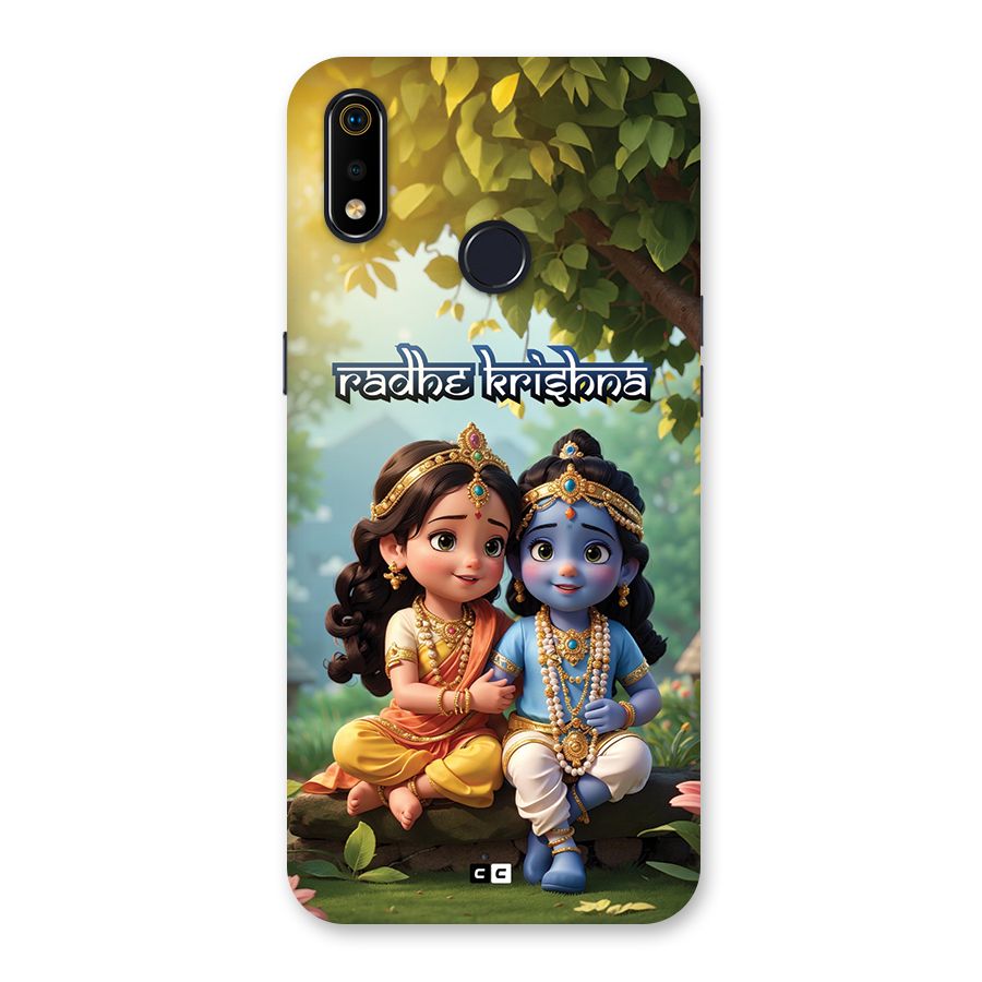 Hare Radhe Krishna Back Case for Realme 3i