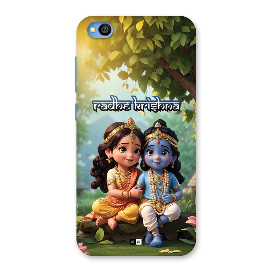 Hare Radhe Krishna Back Case for Redmi Go