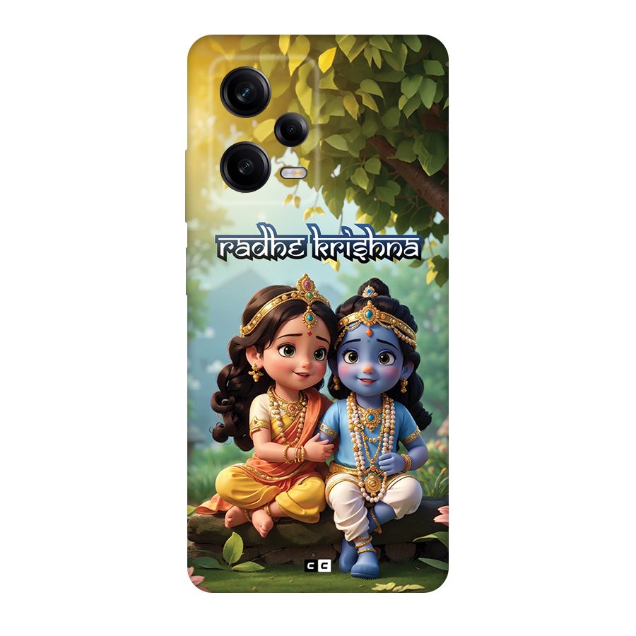 Hare Radhe Krishna Back Case for Redmi Note 12 Pro