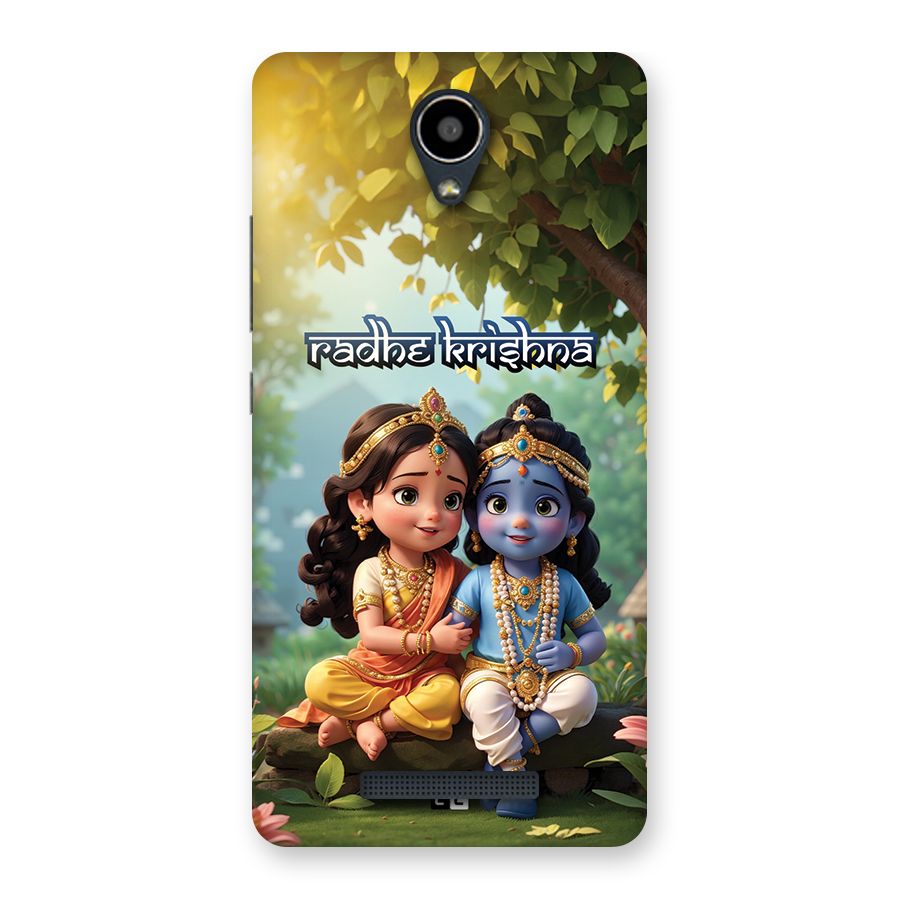 Hare Radhe Krishna Back Case for Redmi Note 2
