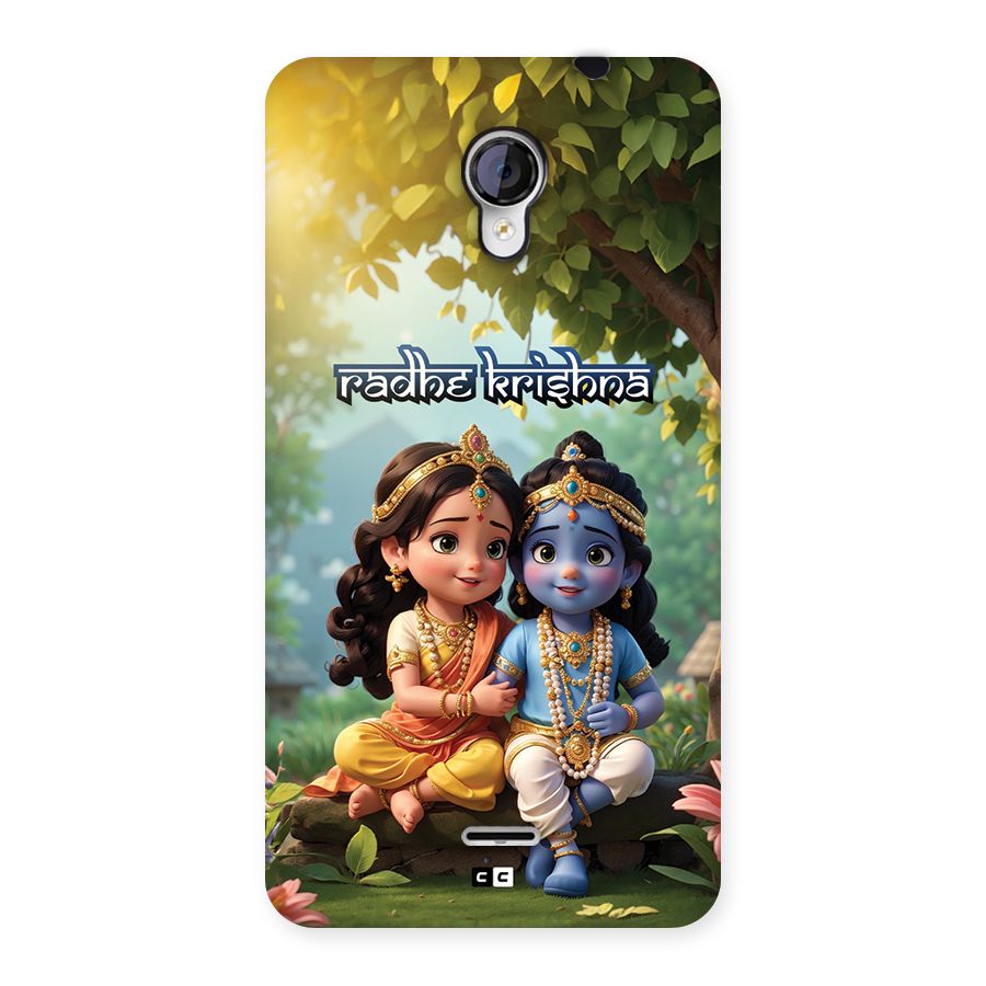 Hare Radhe Krishna Back Case for Unite 2 A106
