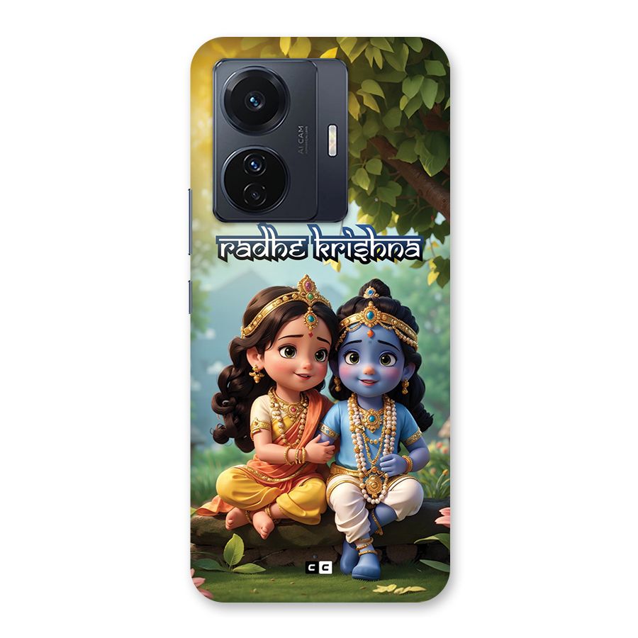 Hare Radhe Krishna Back Case for Vivo T1 Pro