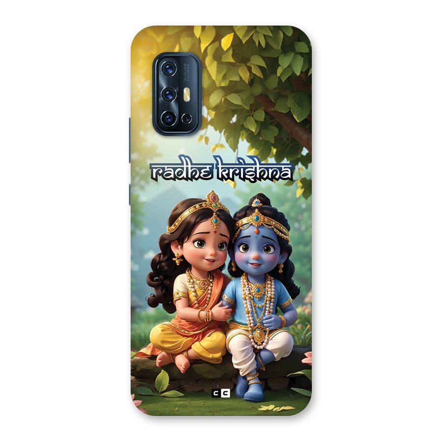 Hare Radhe Krishna Back Case for Vivo V17