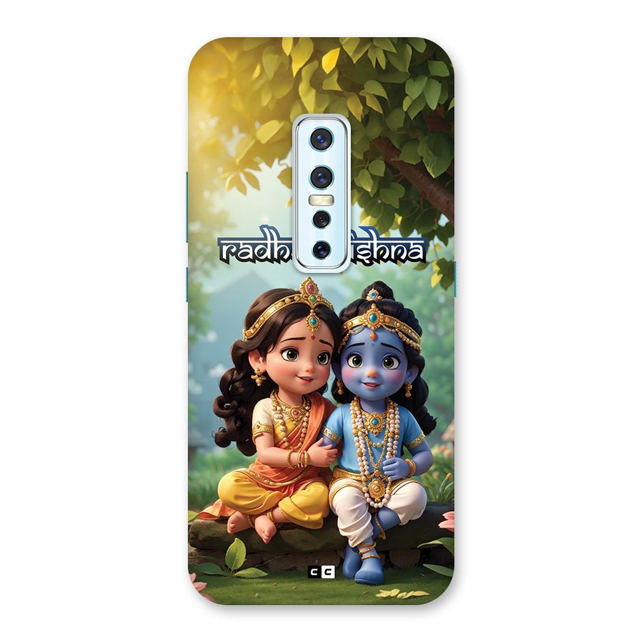 Hare Radhe Krishna Back Case for Vivo V17 Pro