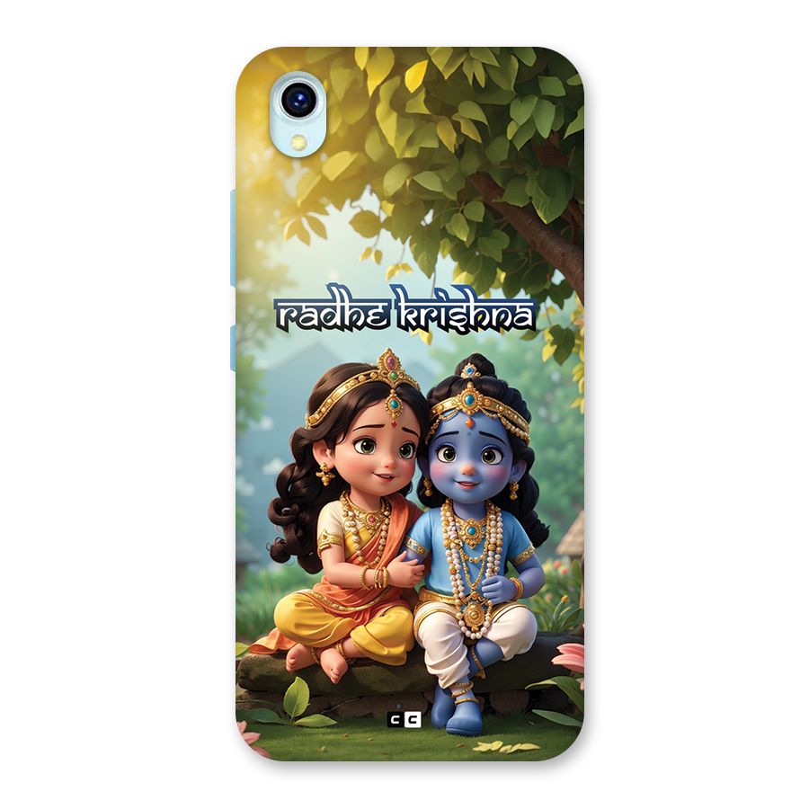 Hare Radhe Krishna Back Case for Vivo Y1s