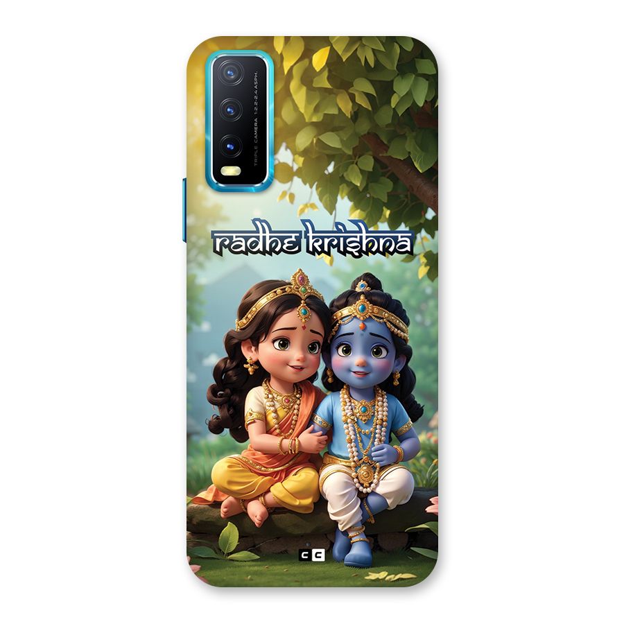 Hare Radhe Krishna Back Case for Vivo Y20G