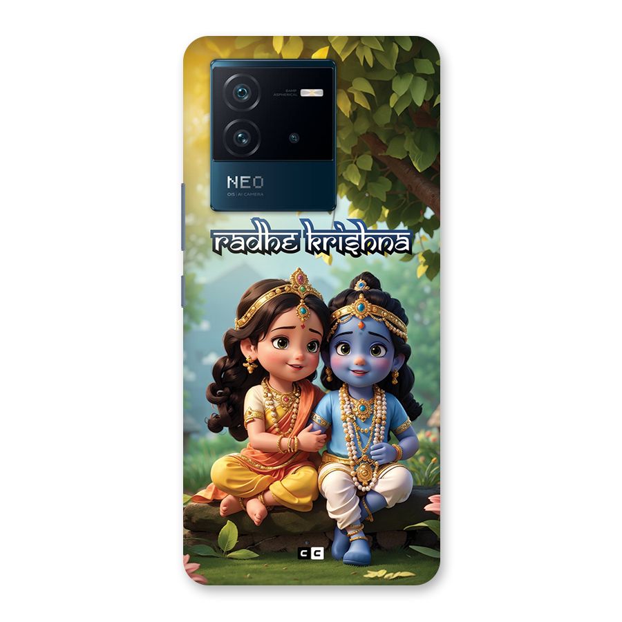 Hare Radhe Krishna Back Case for Vivo iQOO Neo 6 5G