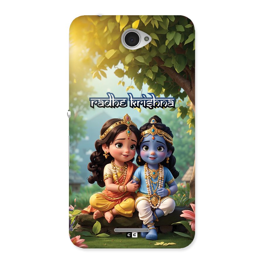Hare Radhe Krishna Back Case for Xperia E4