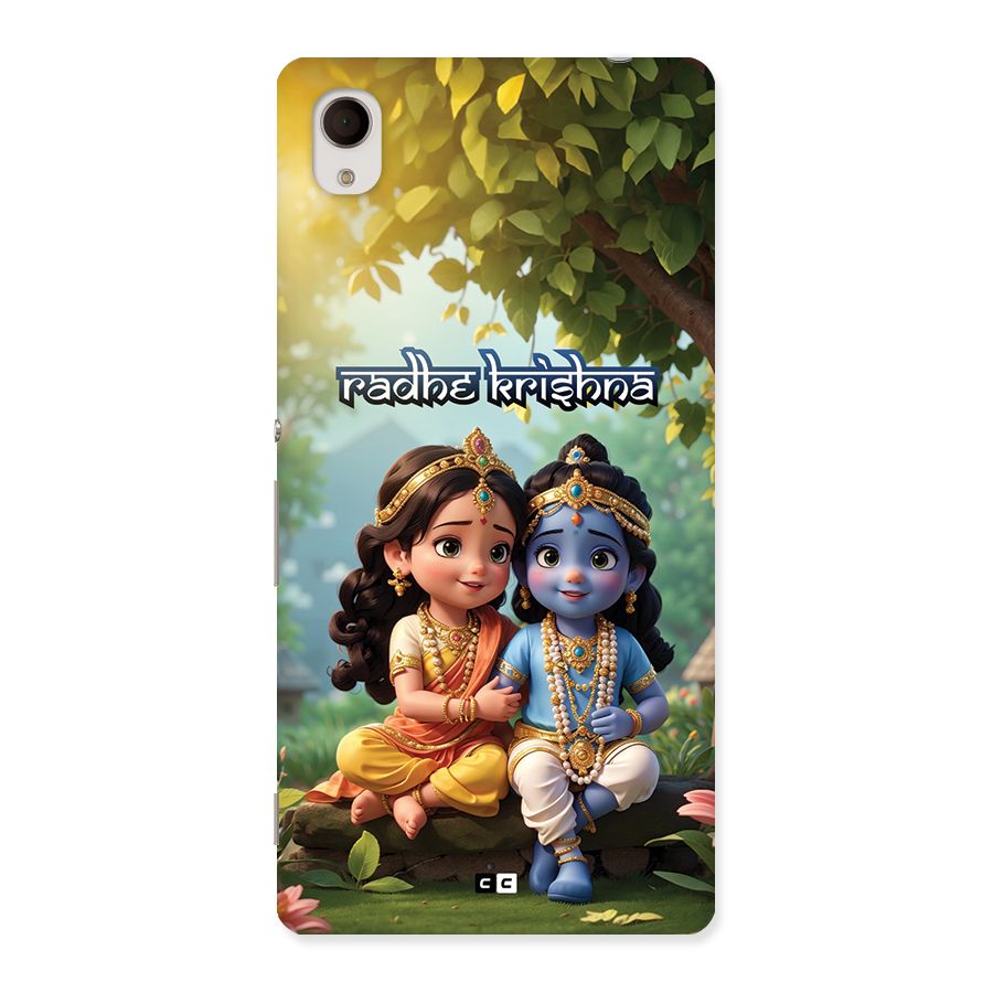 Hare Radhe Krishna Back Case for Xperia M4