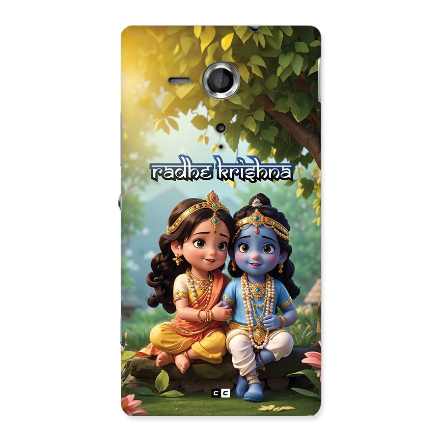 Hare Radhe Krishna Back Case for Xperia Sp