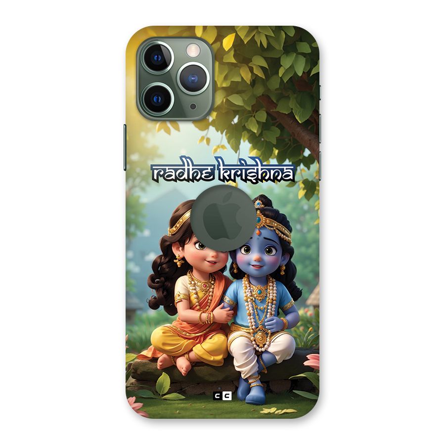 Hare Radhe Krishna Back Case for iPhone 11 Pro Logo Cut