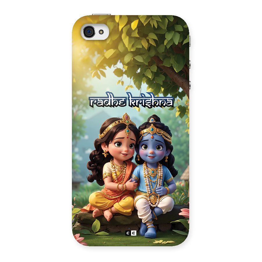 Hare Radhe Krishna Back Case for iPhone 4 4s