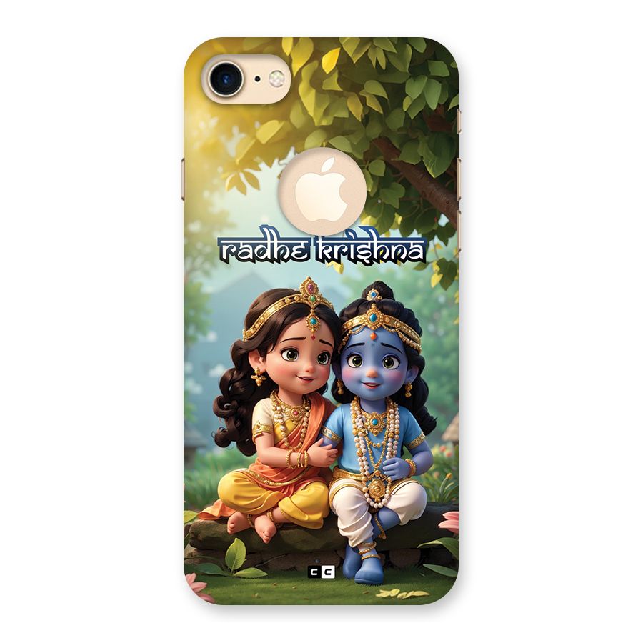 Hare Radhe Krishna Back Case for iPhone 7 Logo Cut