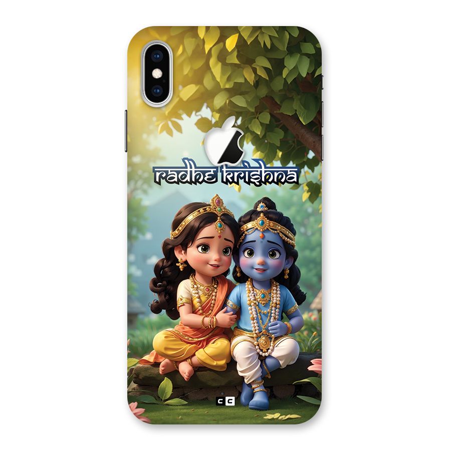 Hare Radhe Krishna Back Case for iPhone XS Max Apple Cut