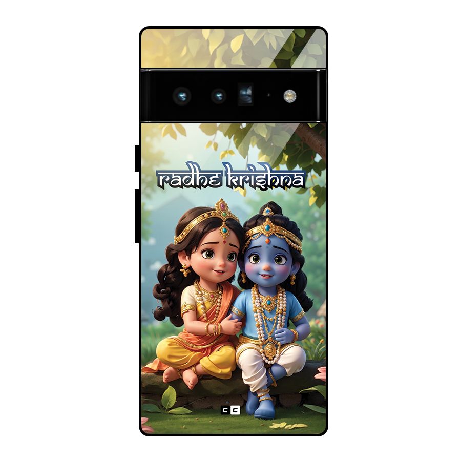Hare Radhe Krishna Glass Back Case for Google Pixel 6 Pro