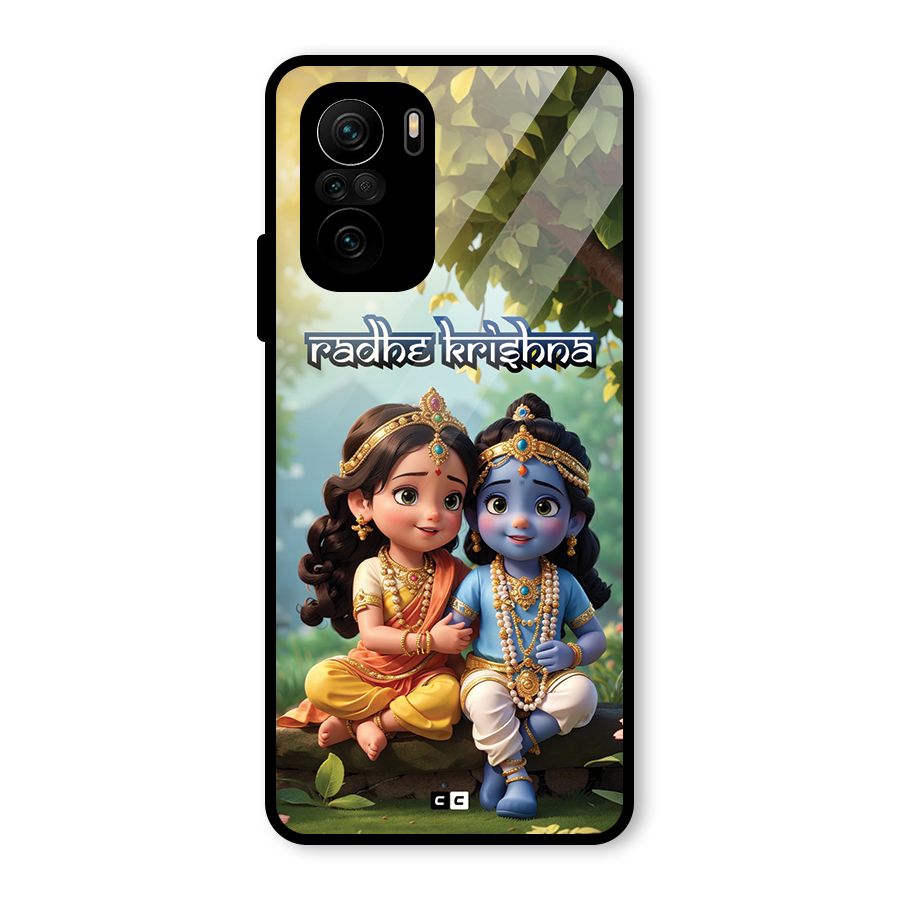 Hare Radhe Krishna Glass Back Case for Mi 11X Pro