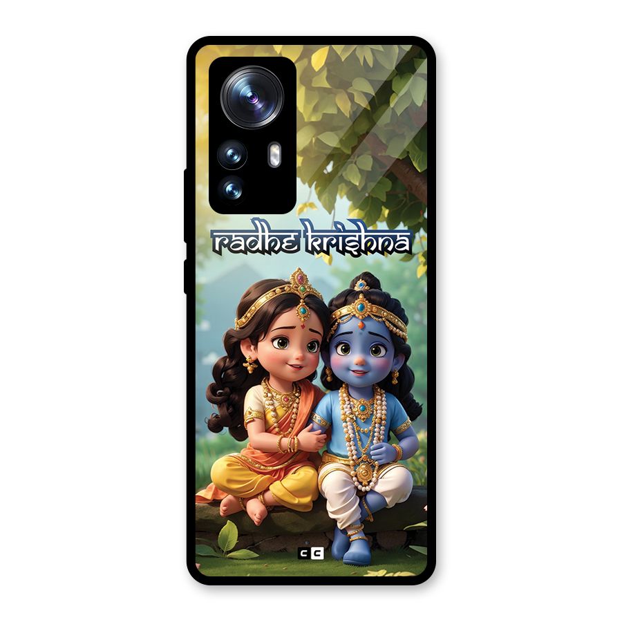 Hare Radhe Krishna Glass Back Case for Xiaomi 12 Pro