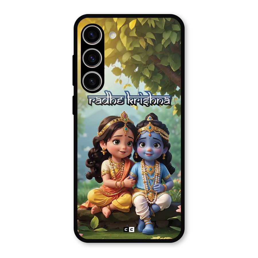 Hare Radhe Krishna Metal Back Case for Galaxy S23 Plus
