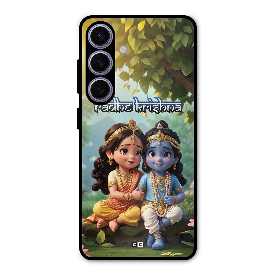 Hare Radhe Krishna Metal Back Case for Galaxy S24