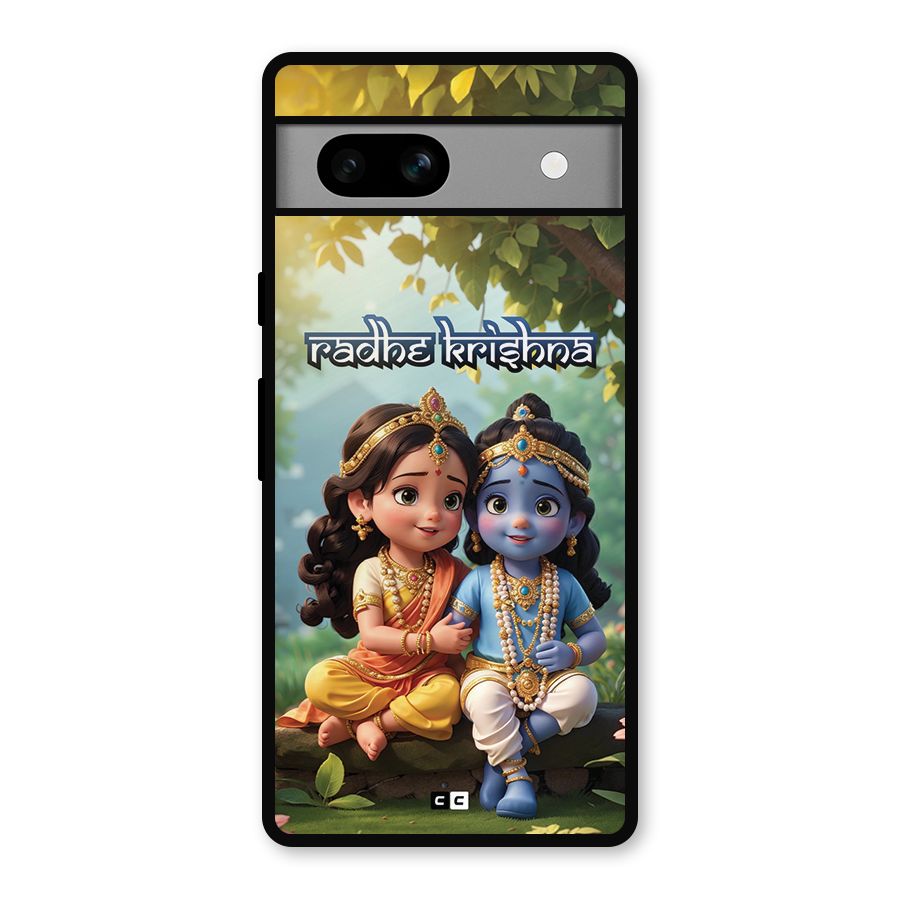 Hare Radhe Krishna Metal Back Case for Google Pixel 7a