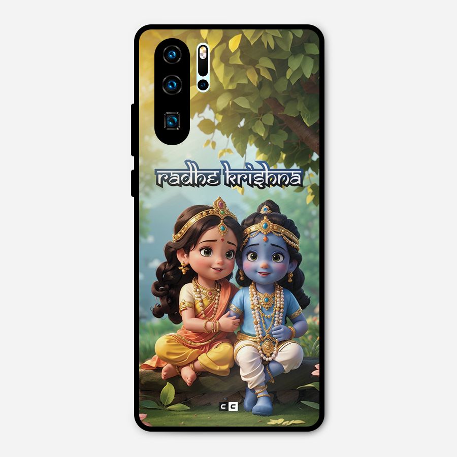 Hare Radhe Krishna Metal Back Case for Huawei P30 Pro