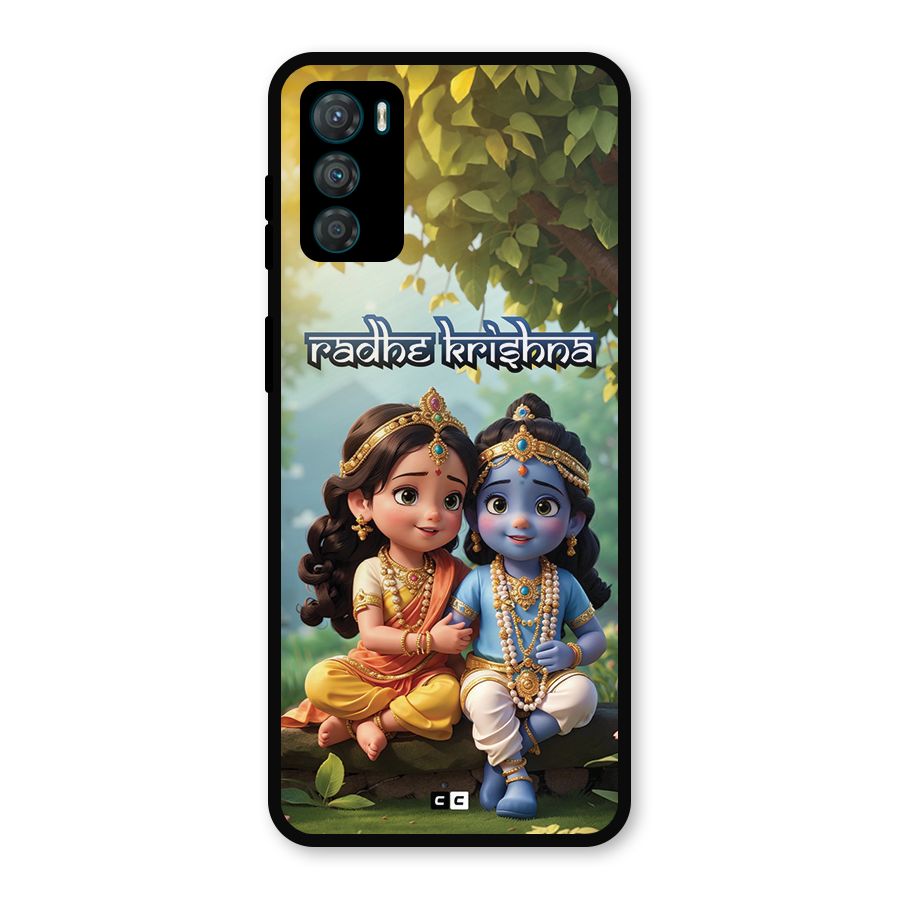 Hare Radhe Krishna Metal Back Case for Moto G42