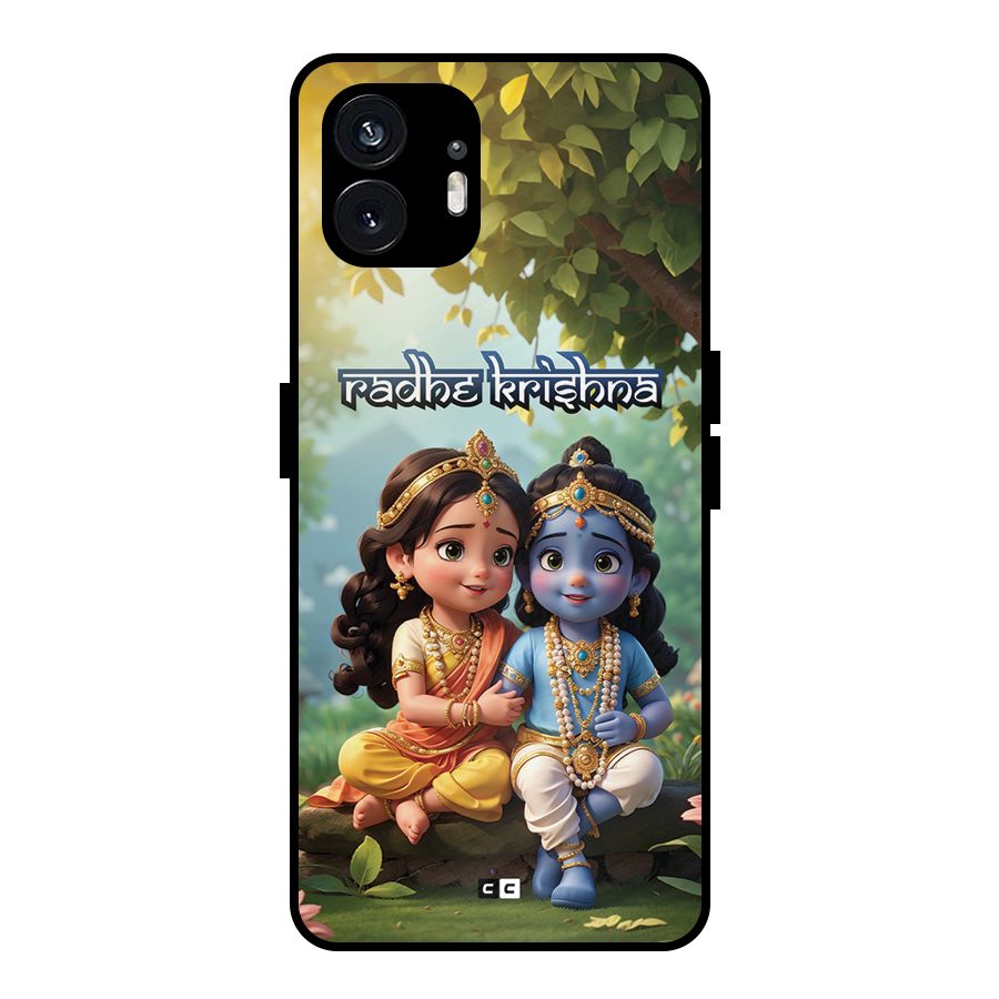 Hare Radhe Krishna Metal Back Case for Nothing Phone 2
